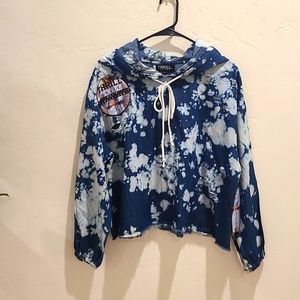 Thrill Jeans Womens Distressed Hoodie | Size 1X